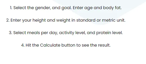How can we calculate using macro calculators