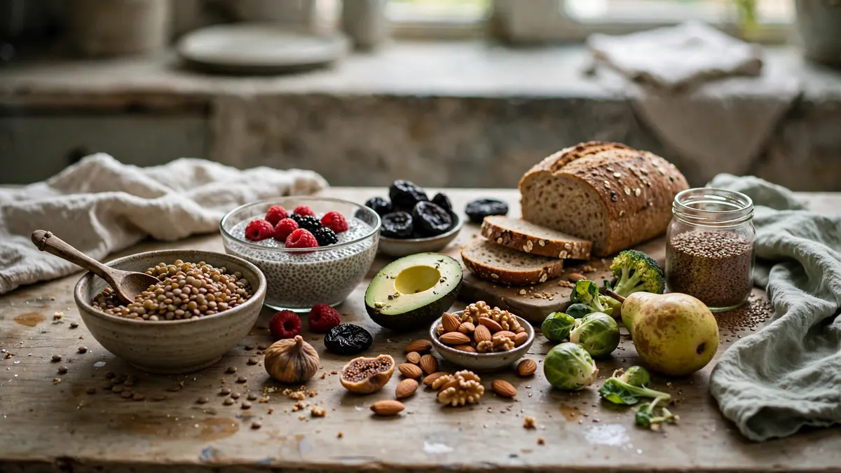 High-Fiber Foods for Constipation Relief: A Practical Guide to a High Fiber Diet for Constipation